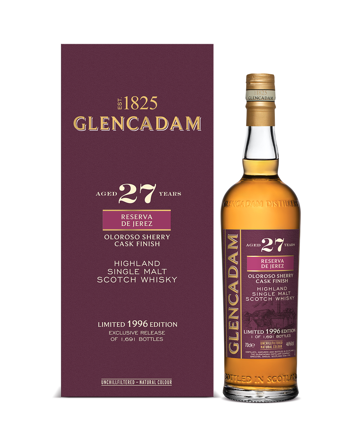 Glencadam 1996 27 Years Old Reserva de Jerez