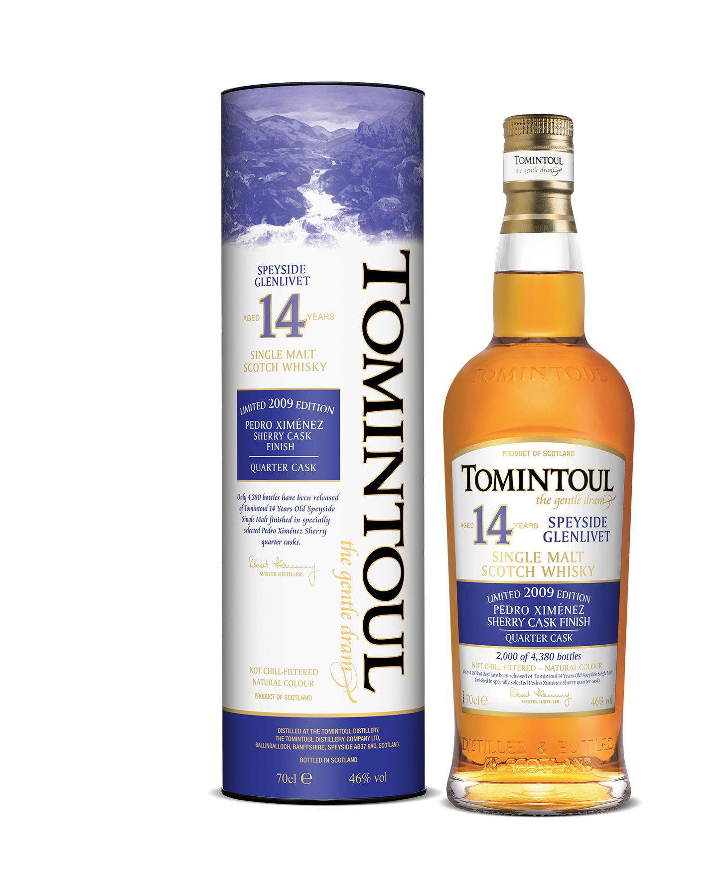 Tomintoul 14 Years Old 2009 Pedro Ximénez Sherry Quarter Cask Finish